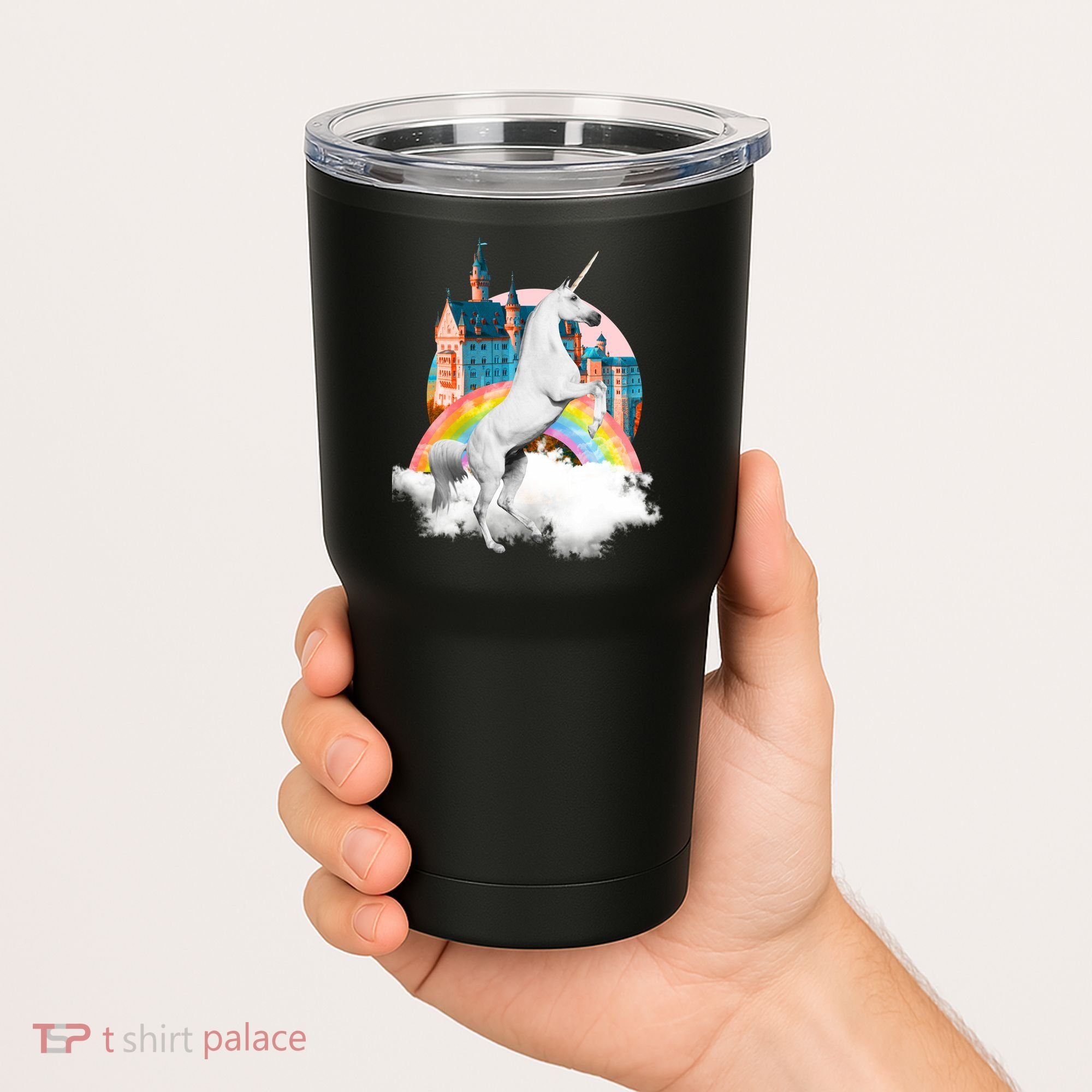 Magical Unicorn Castle Tumbler