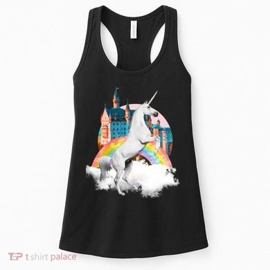 Magical Unicorn Castle Women's Tank Top