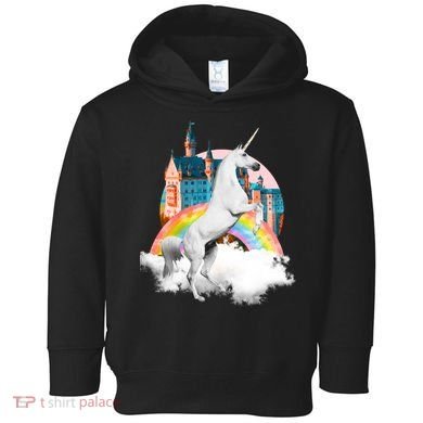 Magical Unicorn Castle Toddler Hoodie