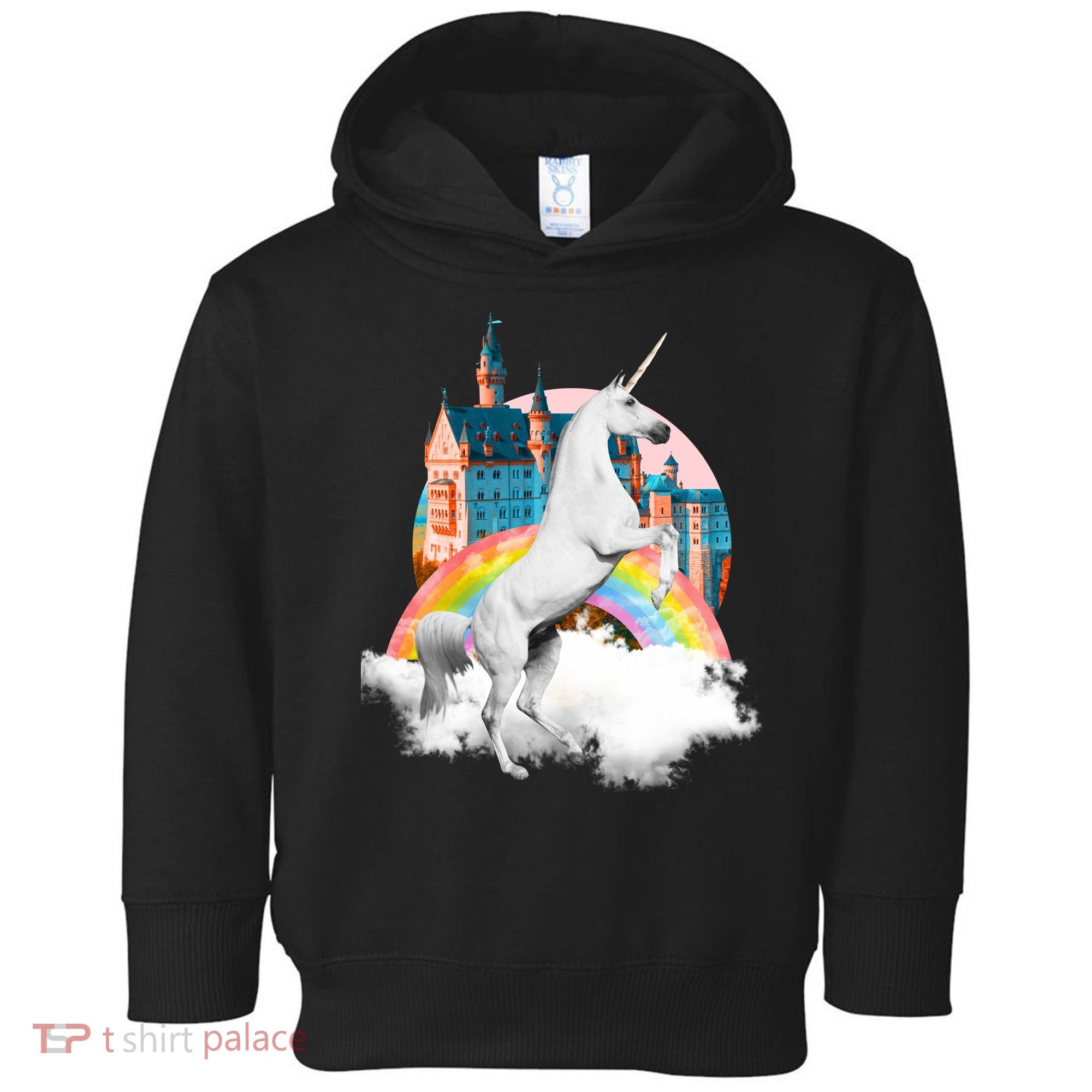 Magical Unicorn Castle Toddler Hoodie