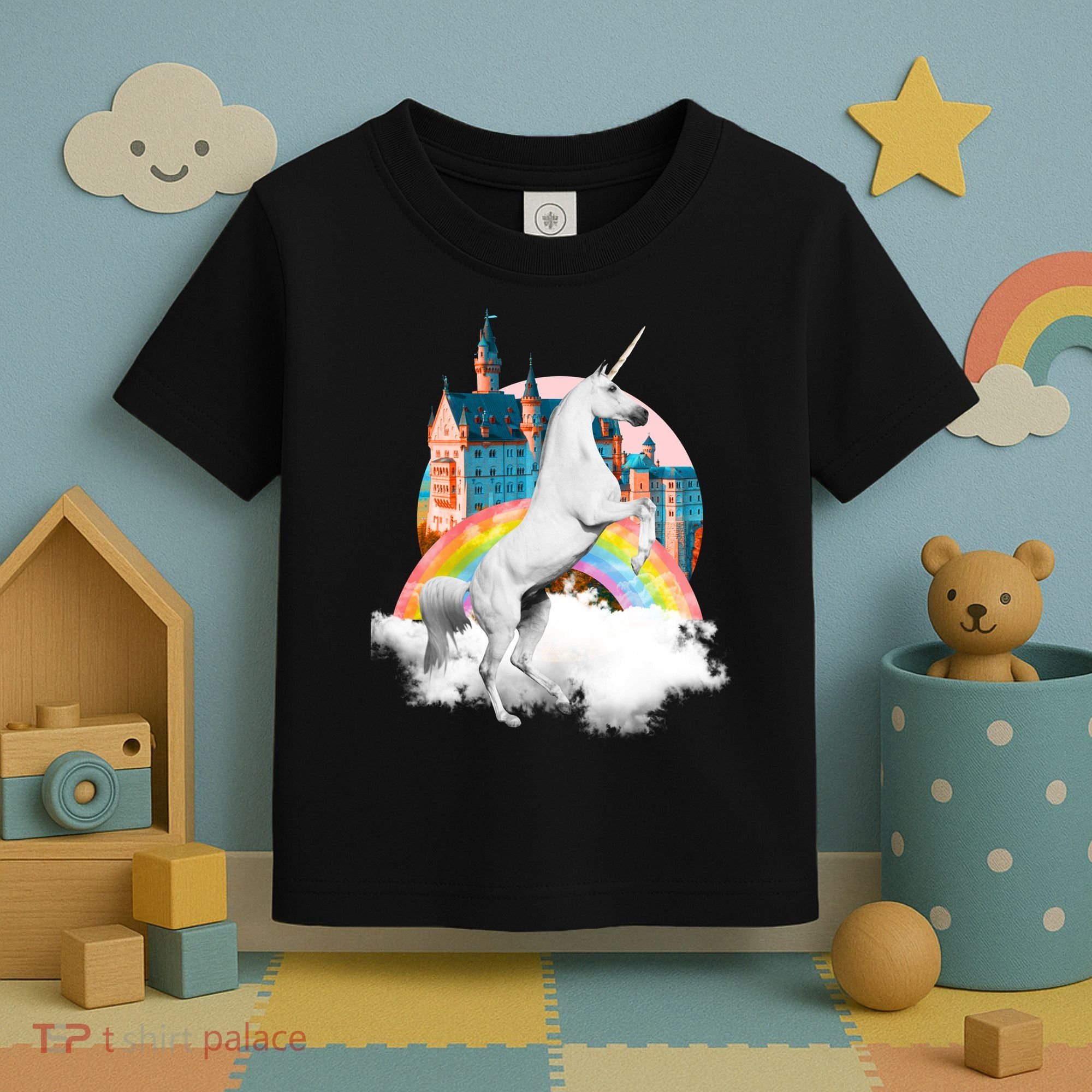 Magical Unicorn Castle Toddler T-Shirt