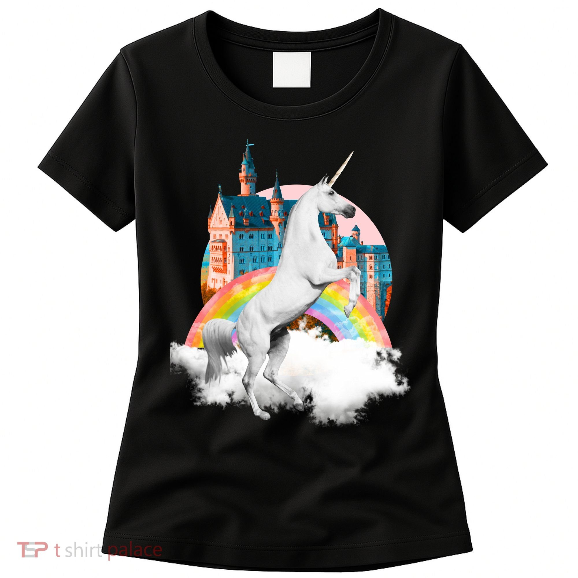 Magical Unicorn Castle Women's T-Shirt