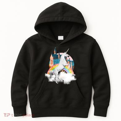 Magical Unicorn Castle Kids Hoodie