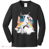 Magical Unicorn Castle Kids Long Sleeve Shirt thumb 0