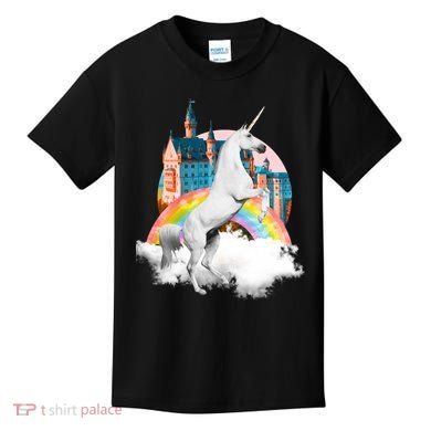 Magical Unicorn Castle Kids T-Shirt