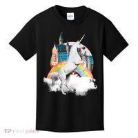 Magical Unicorn Castle Kids T-Shirt thumb 0