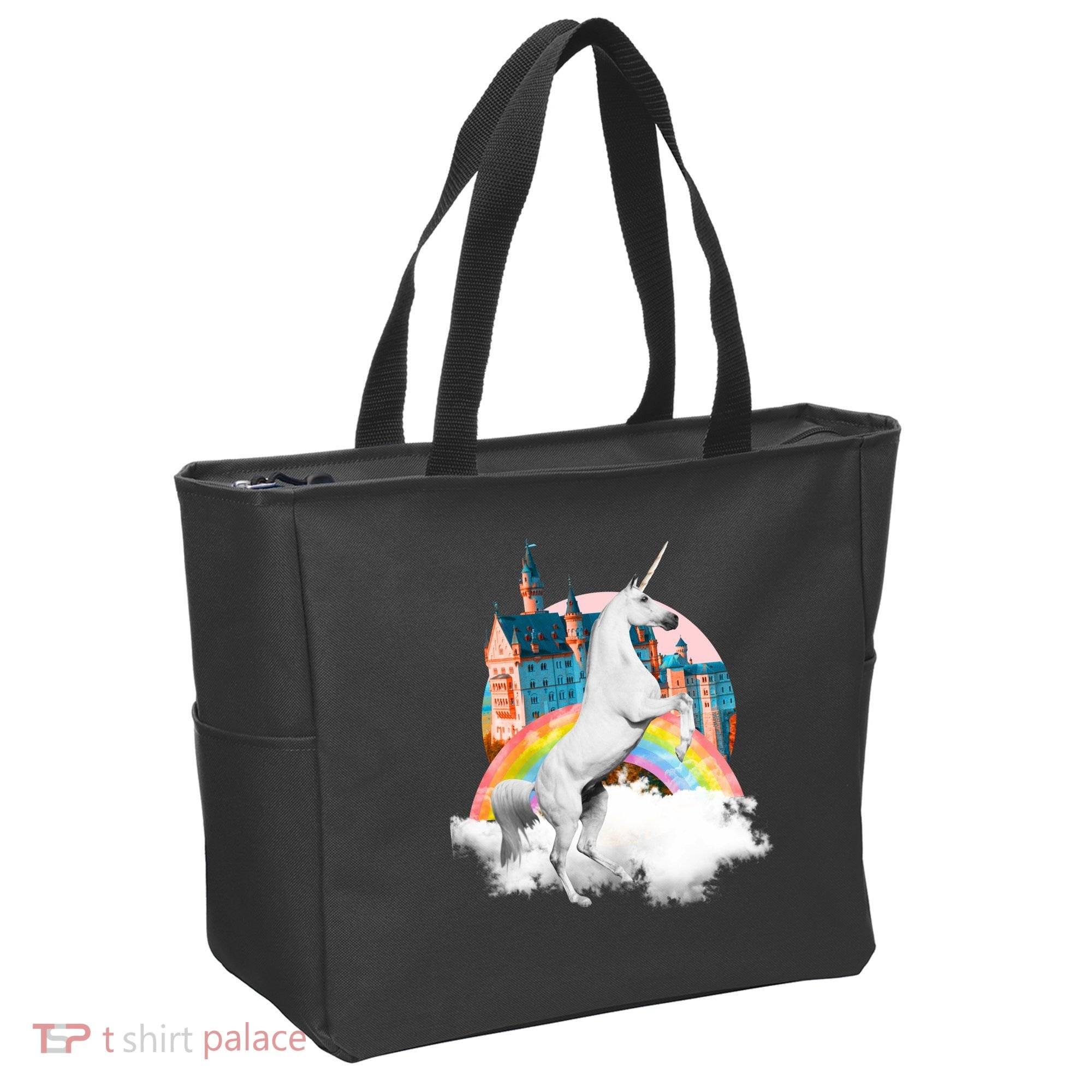 Magical Unicorn Castle Tote Bag
