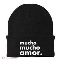 Mucho Mucho Amor Funny Meme Beanie thumb 0
