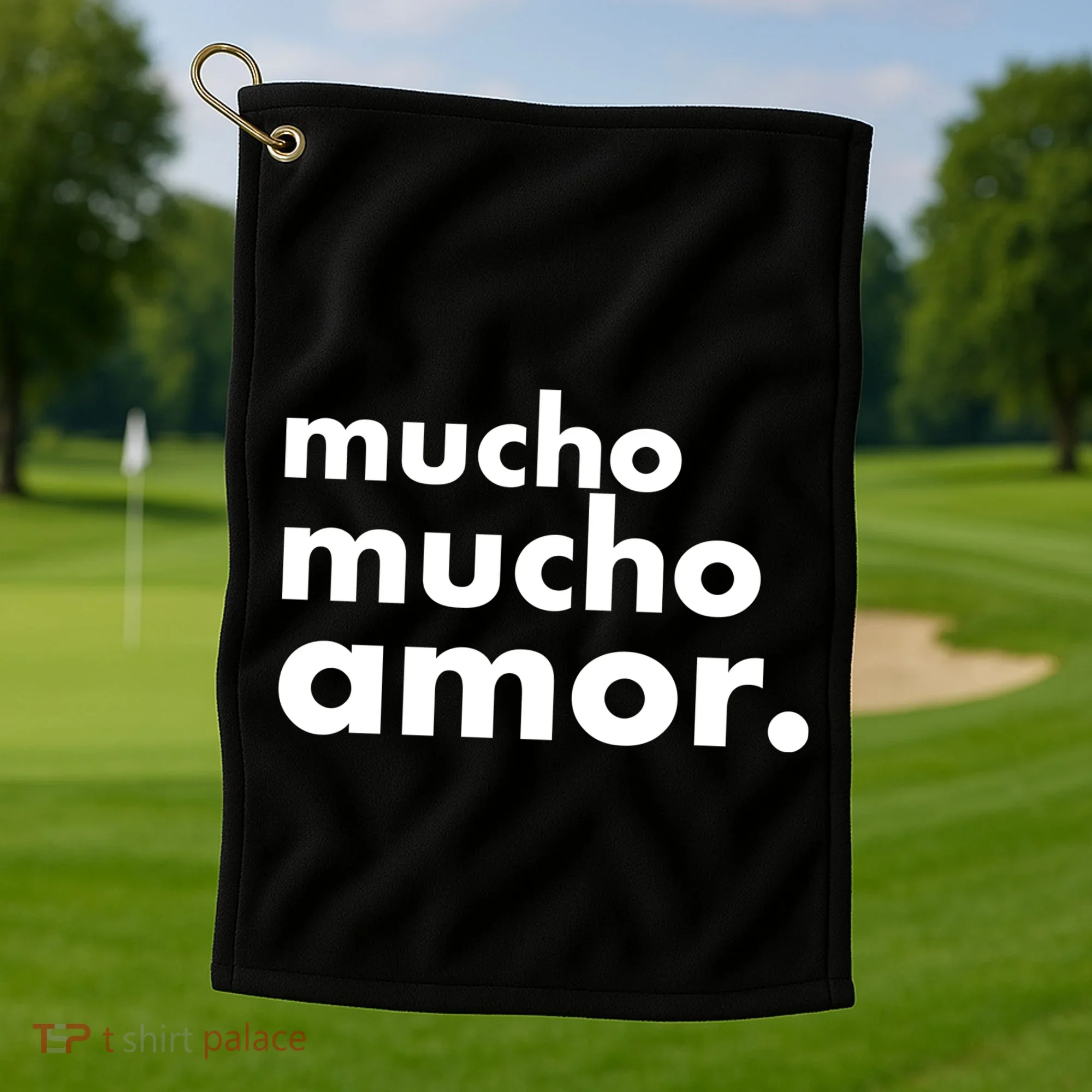 Mucho Mucho Amor Funny Meme Golf Towel
