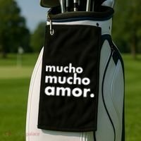 Mucho Mucho Amor Funny Meme Golf Towel thumb 2