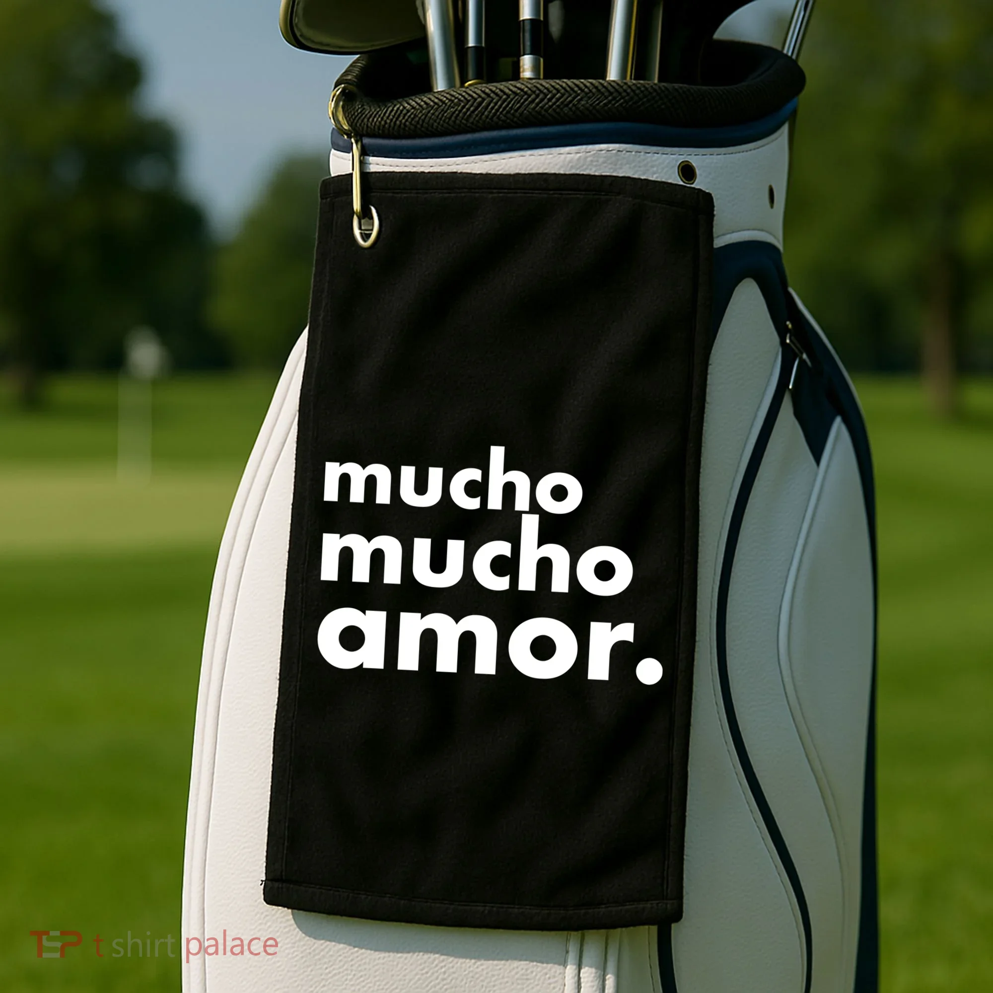Mucho Mucho Amor Funny Meme Golf Towel
