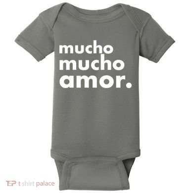Mucho Mucho Amor Funny Meme Baby Bodysuit