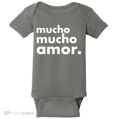 Mucho Mucho Amor Funny Meme Baby Bodysuit