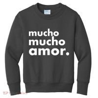 Mucho Mucho Amor Funny Meme Kids Sweatshirt thumb 0