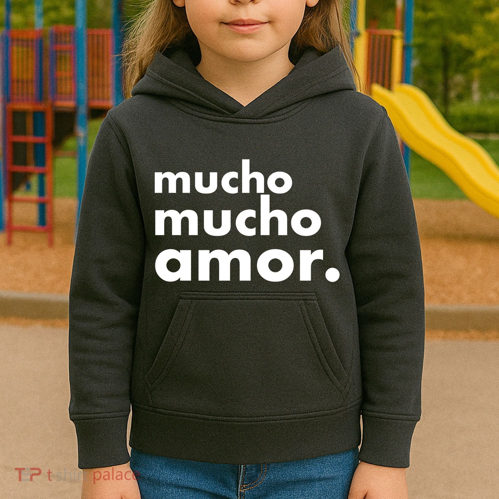 Mucho Mucho Amor Funny Meme Kids Hoodie