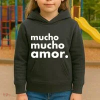 Mucho Mucho Amor Funny Meme Kids Hoodie thumb 3
