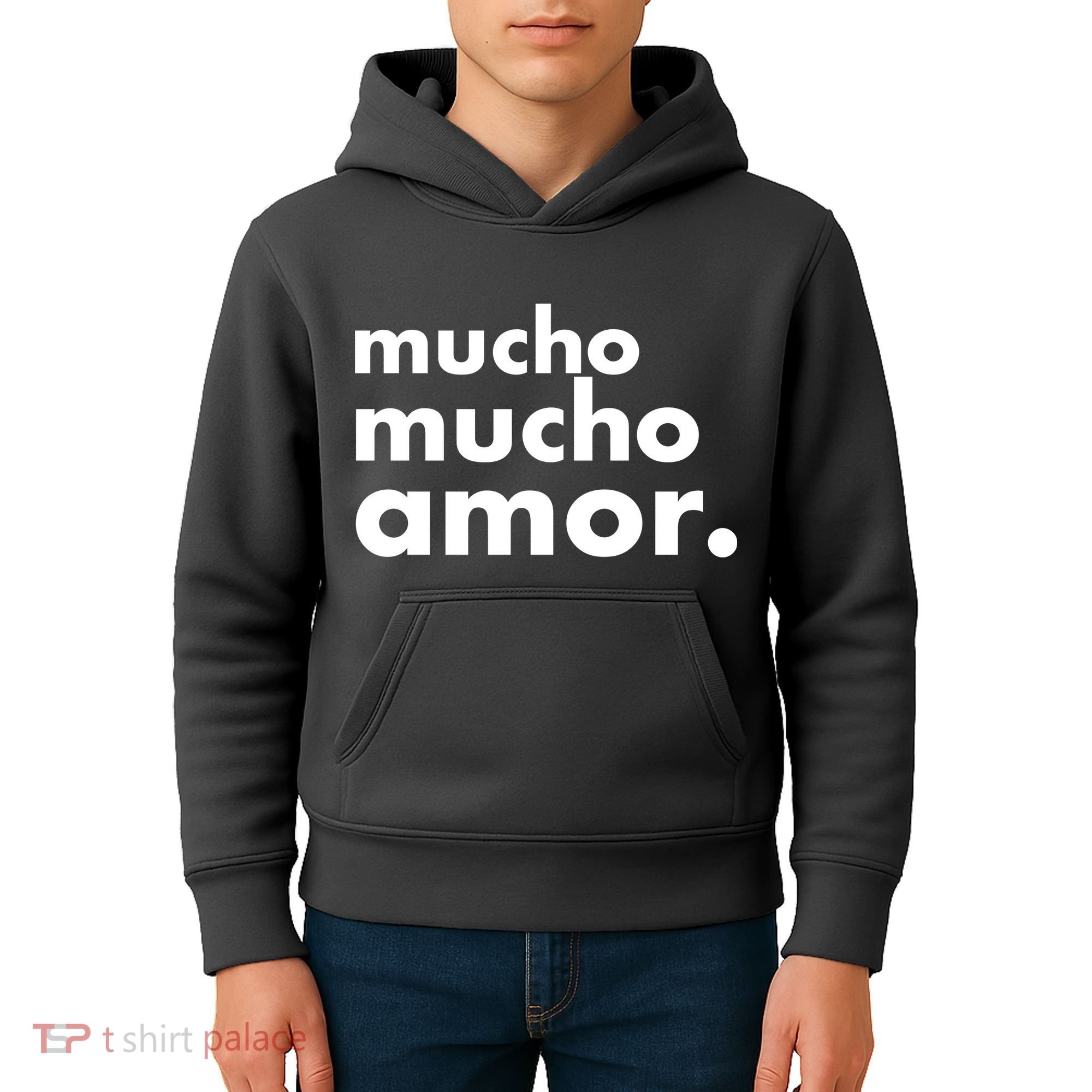 Mucho Mucho Amor Funny Meme Kids Hoodie