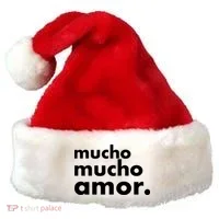 Mucho Mucho Amor Funny Meme Santa Hat thumb 0