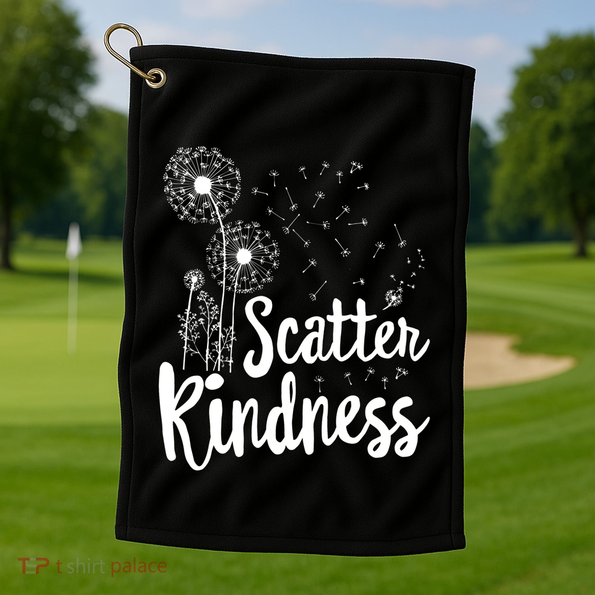 Matching Unity Day Orange Teacher Kindness Be Kind Golf Towel