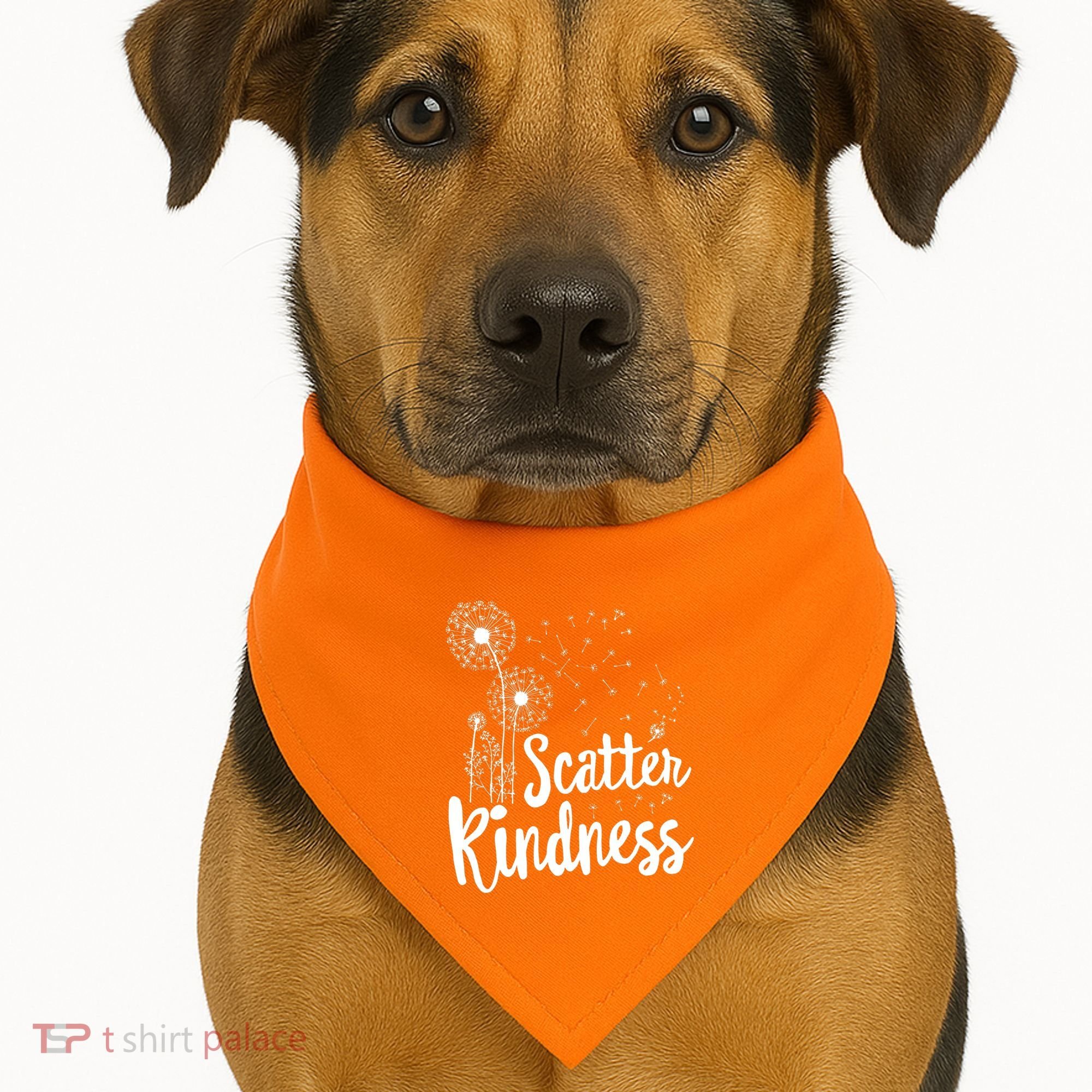 Matching Unity Day Orange Teacher Kindness Be Kind USA-Made Doggie Bandana