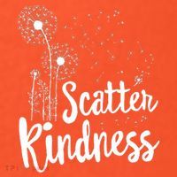 Matching Unity Day Orange Teacher Kindness Be Kind Coaster thumb 2
