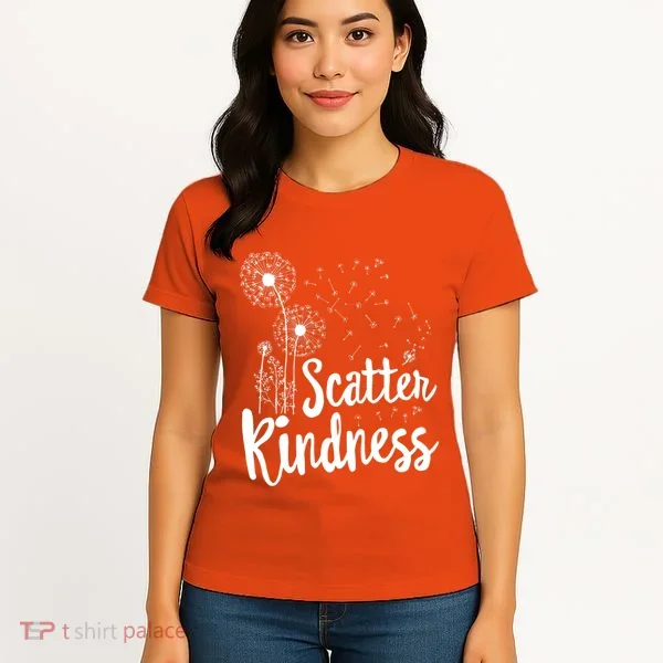 Matching Unity Day Orange Teacher Kindness Be Kind Women's T-Shirt