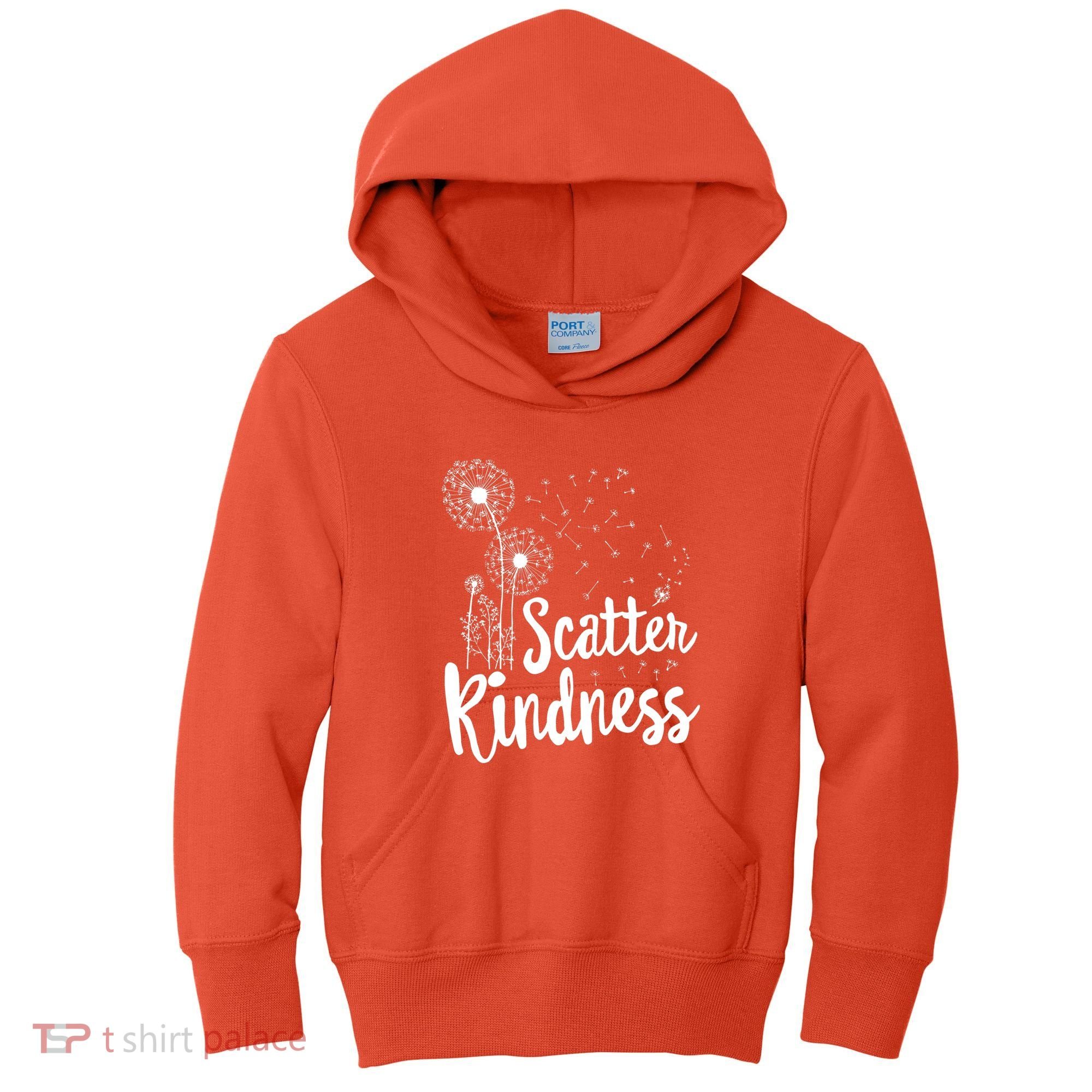 Matching Unity Day Orange Teacher Kindness Be Kind Kids Hoodie