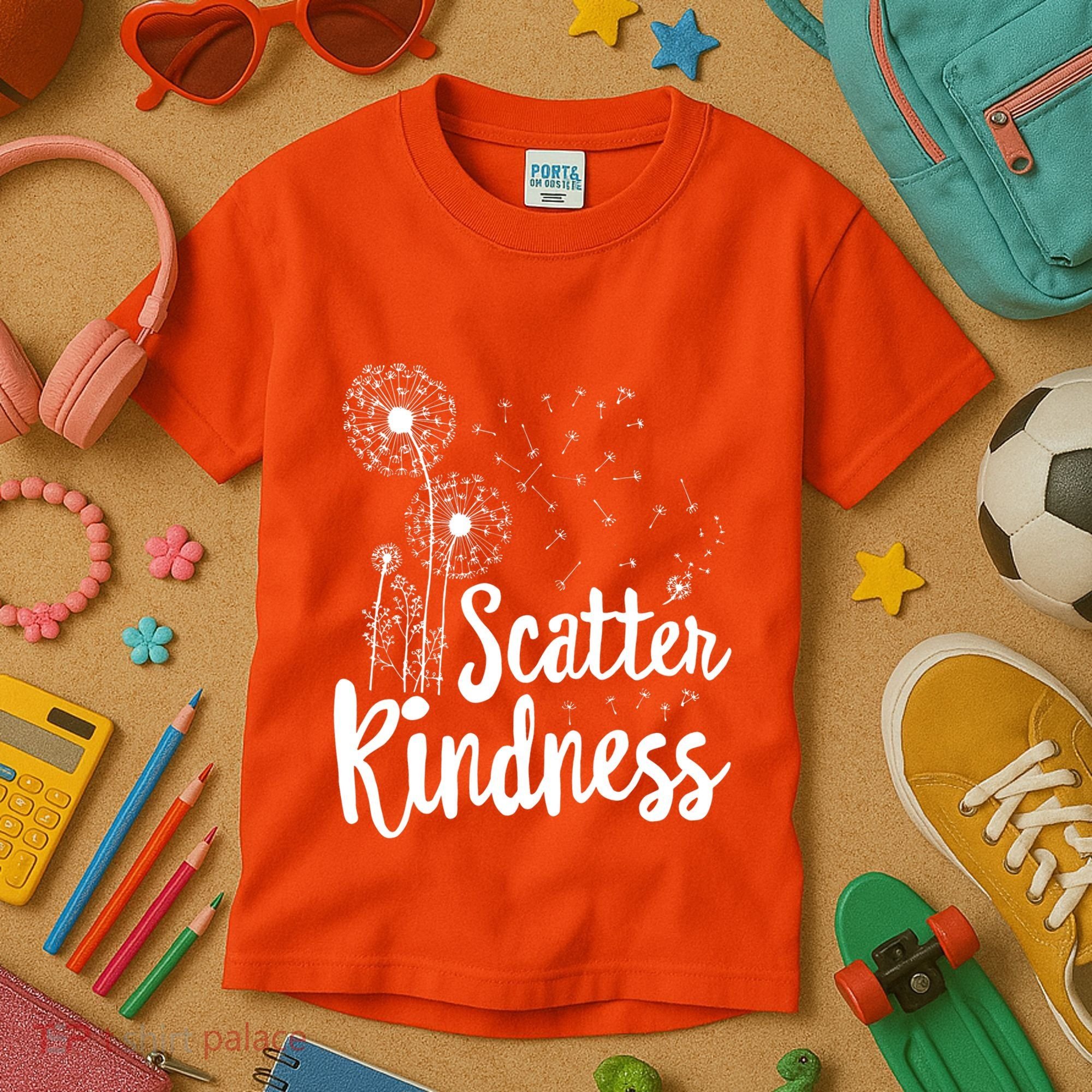 Matching Unity Day Orange Teacher Kindness Be Kind Kids T-Shirt
