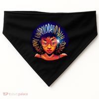 Melanin Unapologetically Dope USA-Made Doggie Bandana thumb 0