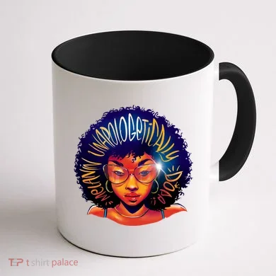 Melanin Unapologetically Dope Coffee Mug back