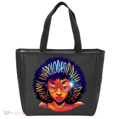 Melanin Unapologetically Dope Tote Bag