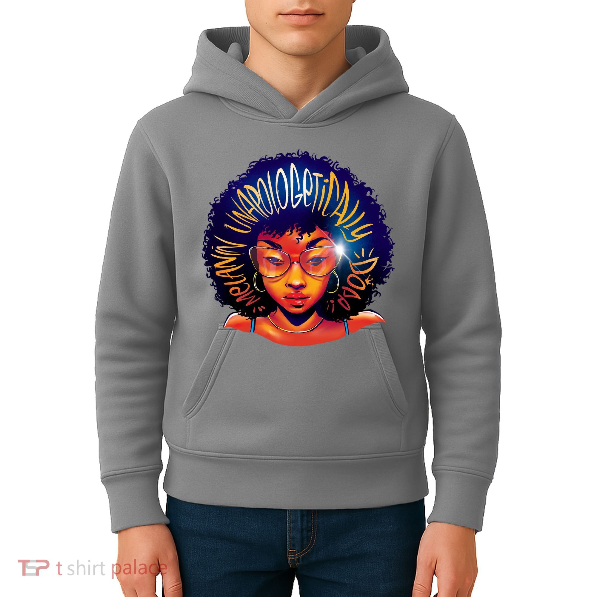 Melanin Unapologetically Dope Kids Hoodie
