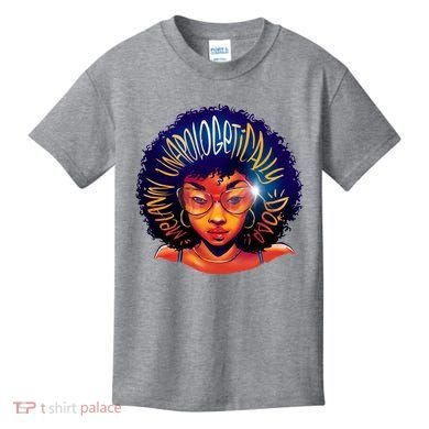 Melanin Unapologetically Dope Kids T-Shirt