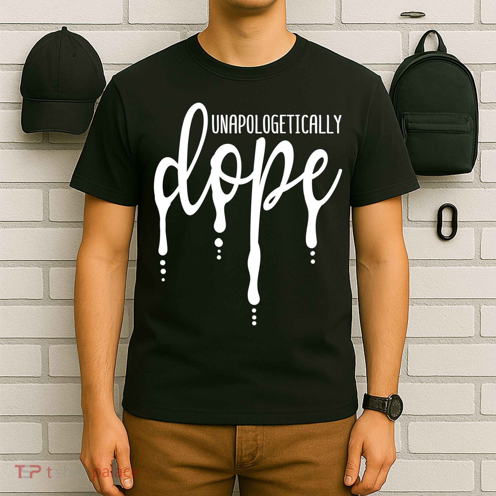 Melanin Unapologetically Dope Black Girl Tee Christmas Gift T-Shirt