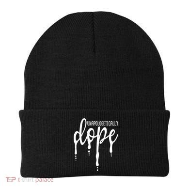 Melanin Unapologetically Dope Black Girl Tee Christmas Gift Beanie