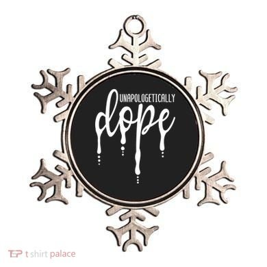 Melanin Unapologetically Dope Black Girl Tee Christmas Gift Ornament
