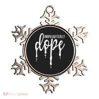Melanin Unapologetically Dope Black Girl Tee Christmas Gift Ornament thumb 0