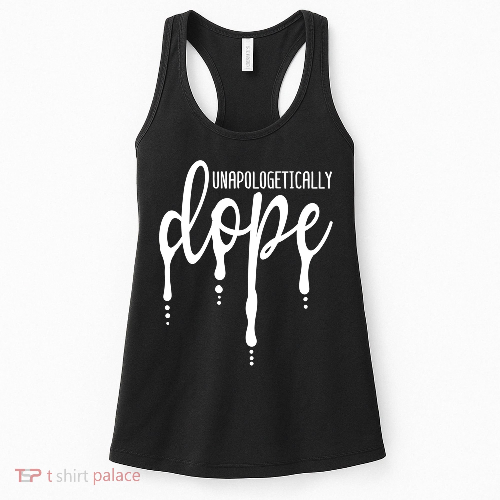Melanin Unapologetically Dope Black Girl Tee Christmas Gift Women's Tank Top