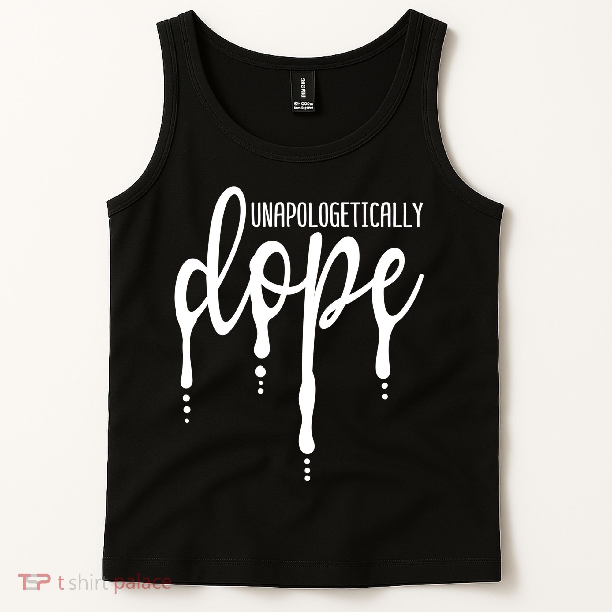 Melanin Unapologetically Dope Black Girl Tee Christmas Gift Tank Top