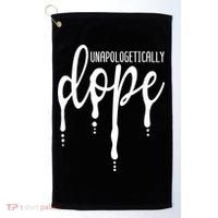 Melanin Unapologetically Dope Black Girl Tee Christmas Gift Golf Towel thumb 0