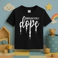 Melanin Unapologetically Dope Black Girl Tee Christmas Gift Toddler T-Shirt thumb 3