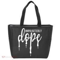 Melanin Unapologetically Dope Black Girl Tee Christmas Gift Tote Bag thumb 0