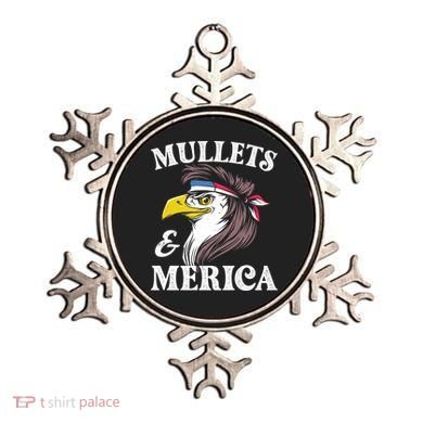 Mullegift Usa Eagle Mullet Merica Vintage American Flag Gift Ornament