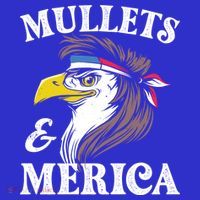 Mullegift Usa Eagle Mullet Merica Vintage American Flag Gift T-Shirt thumb 7