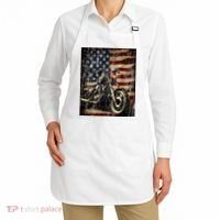 Motorcycle USA Flag Retro Biker Apron thumb 2