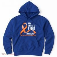 My Uncle's Fight My Fight Multiple Sclerosis Ms Warrior Funny Gift Hoodie thumb 0