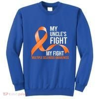 My Uncle's Fight My Fight Multiple Sclerosis Ms Warrior Funny Gift Sweatshirt thumb 0