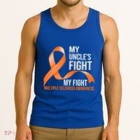 My Uncle's Fight My Fight Multiple Sclerosis Ms Warrior Funny Gift Tank Top thumb 3