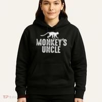 Monkey's Uncle Funny Monkey Lover Gift Jungle Animal Lover Hoodie thumb 5