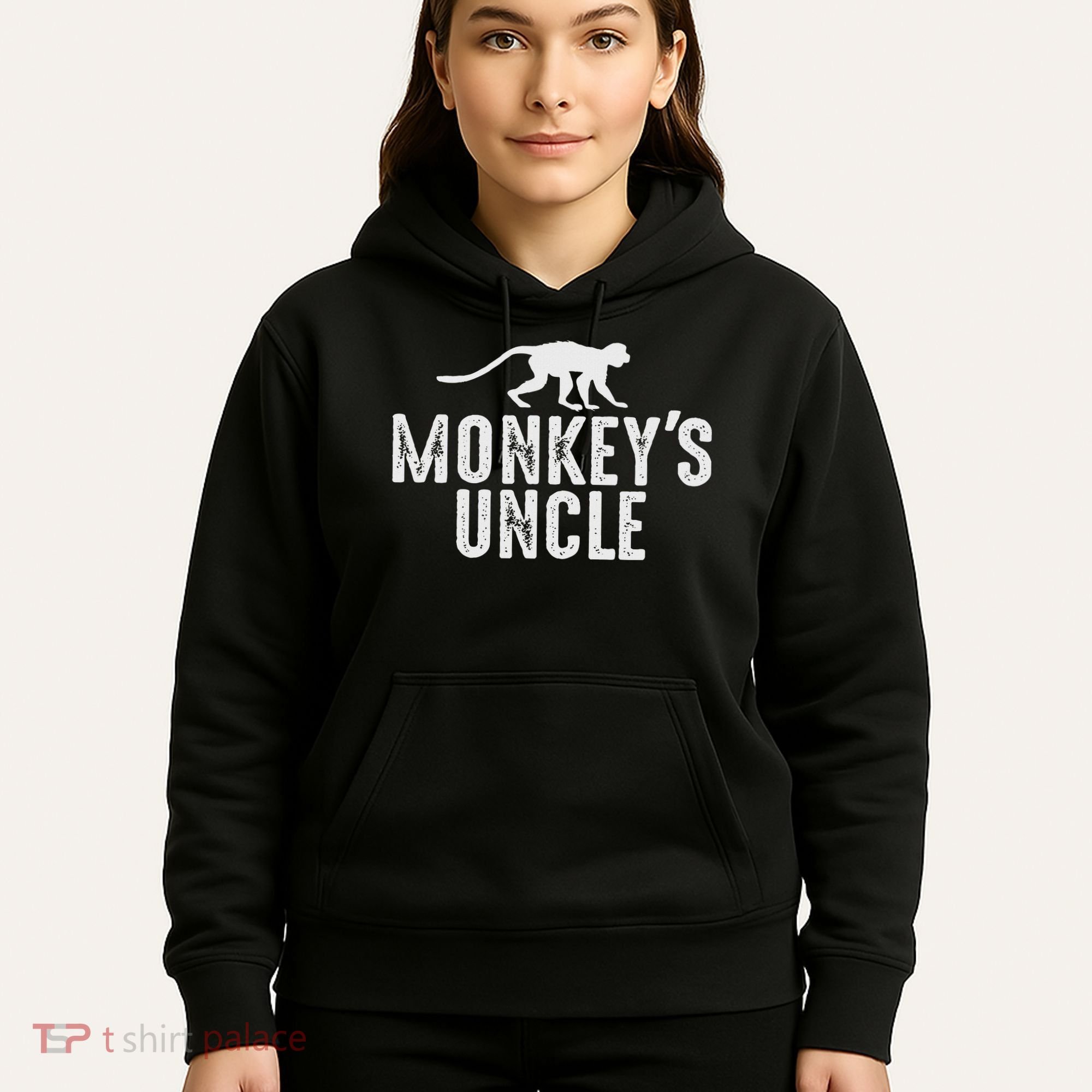 Monkey's Uncle Funny Monkey Lover Gift Jungle Animal Lover Hoodie
